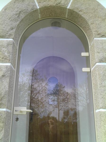 porte d'entrée vitrée
